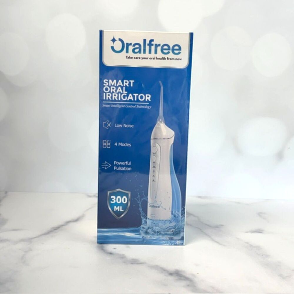 Oralfree Smart Oral Irrigator Cordless Water Flosser 300ML 4 Modes New
